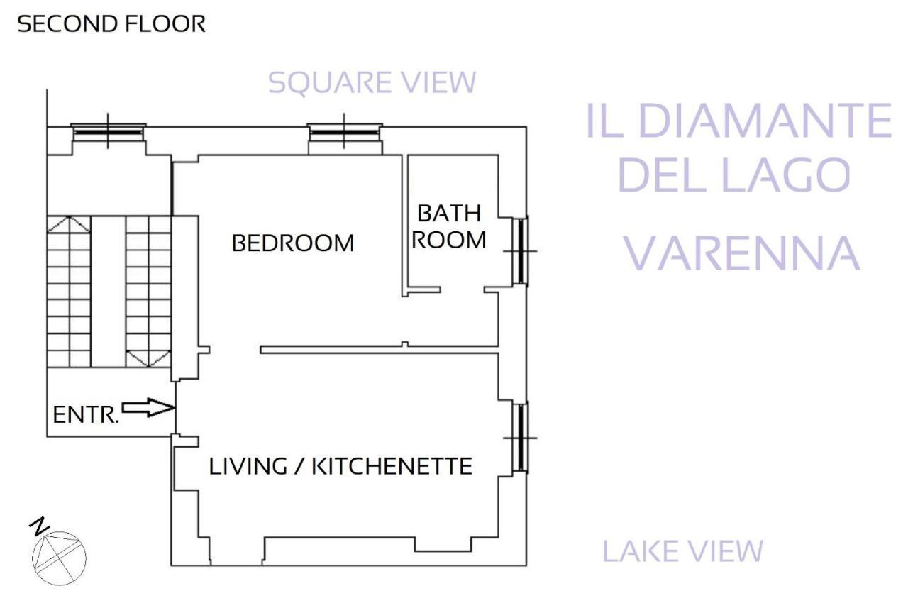 Il Diamante Del Lago Leilighet Varenna Eksteriør bilde