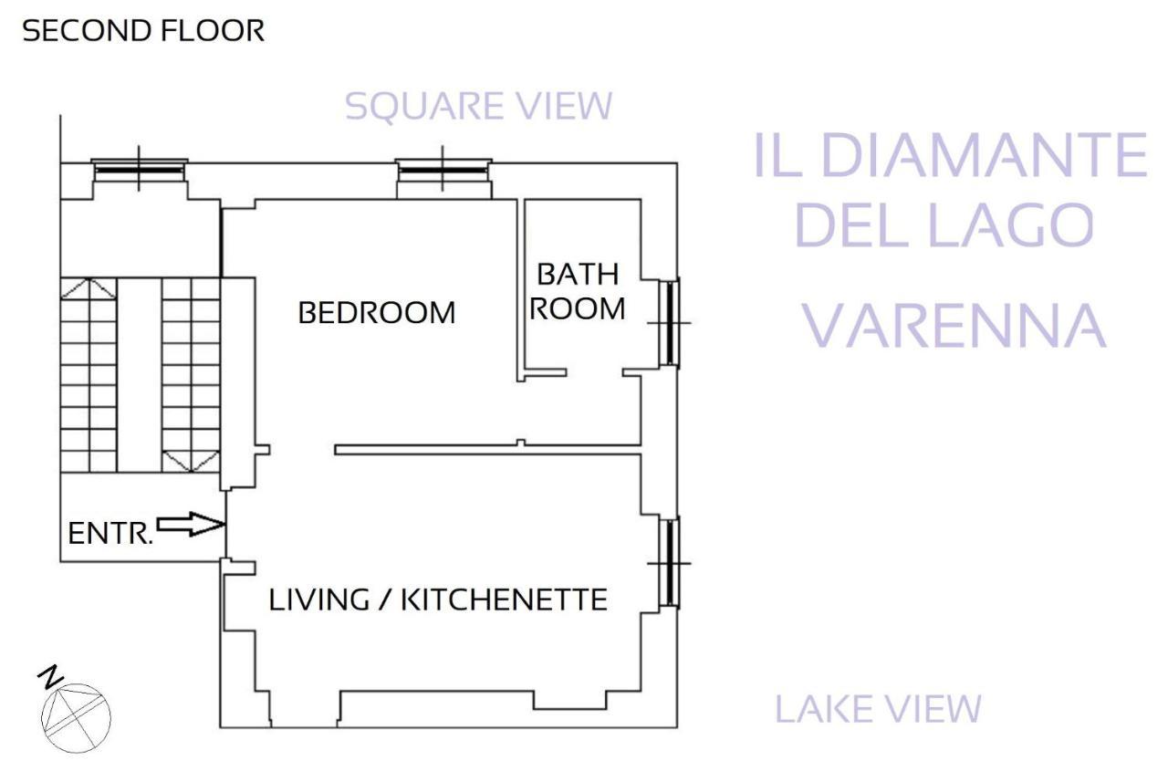 Il Diamante Del Lago Varenna Eksteriør bilde